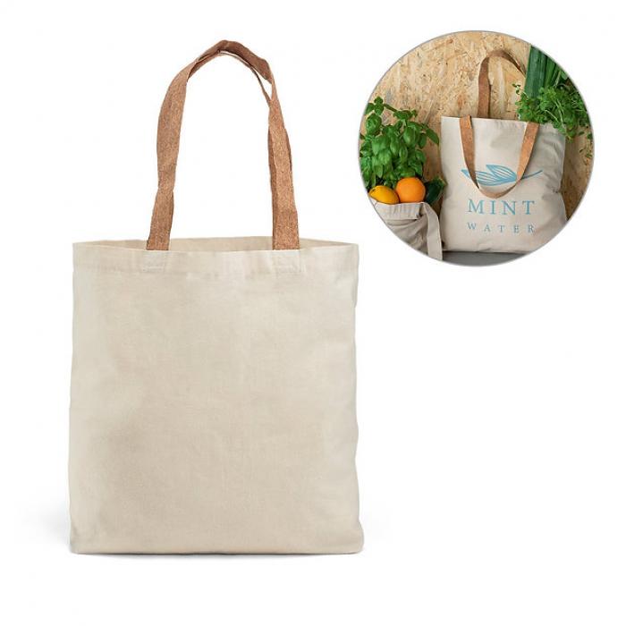 Cork Handle Cotton Bag