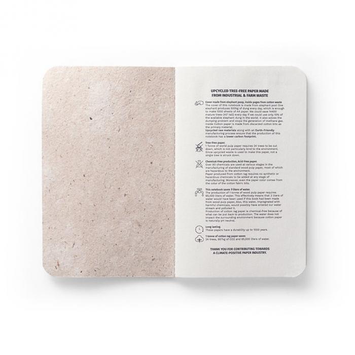 Organic Elephant Matter - A6 Notepad
