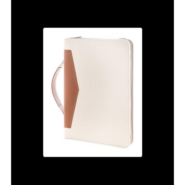 Carbasa Zip recycled canvas document folder