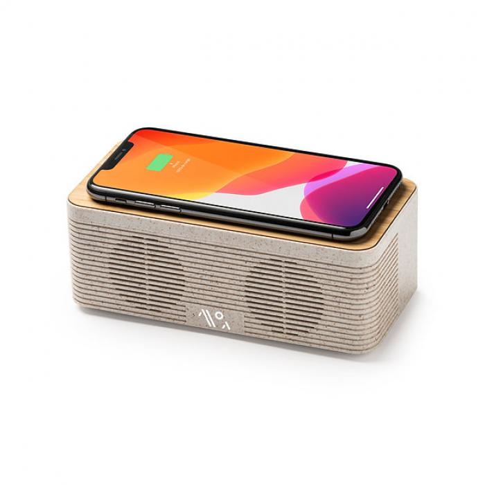 Zatox Wheat and Bamboo Wireless Speaker