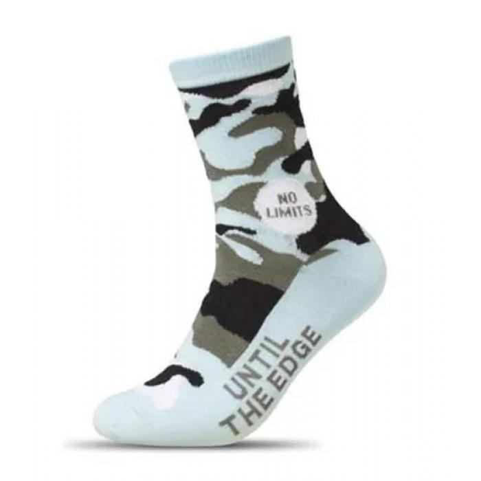 Jacquard crew socks