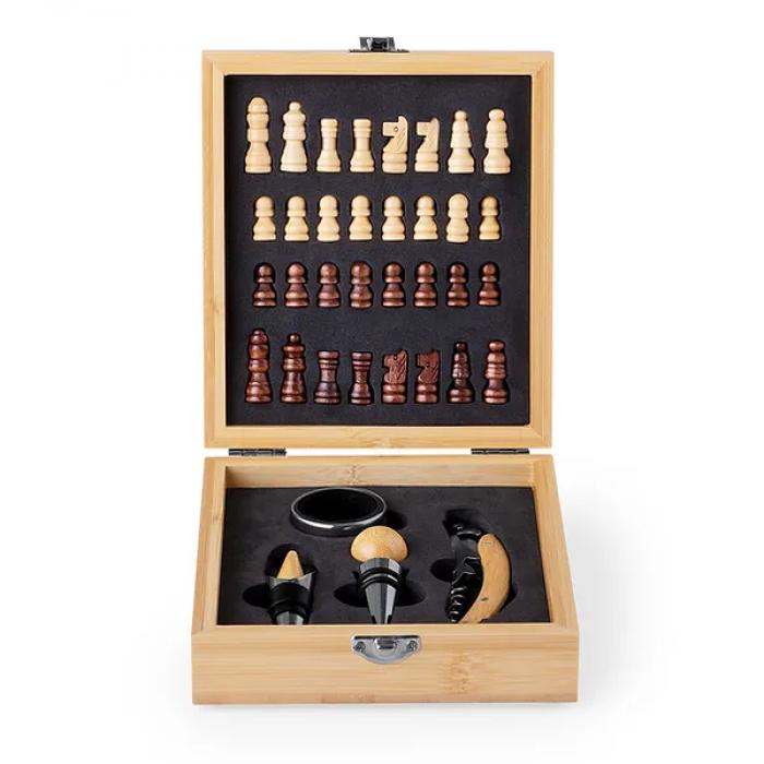 Chess wine set