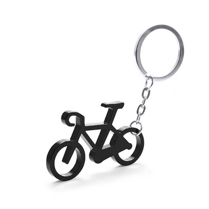 Keychain bicycle shaped