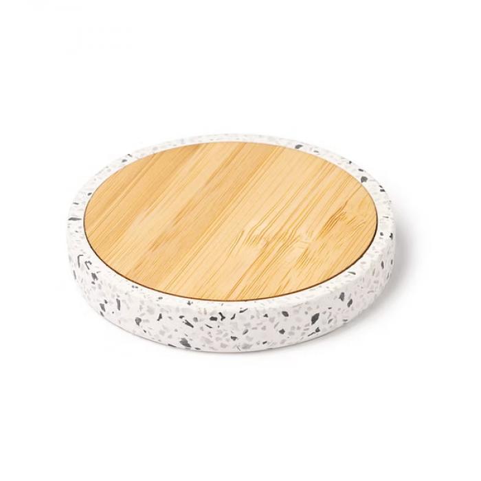 Siles Wireless Charger - Recycled terrazzo stone