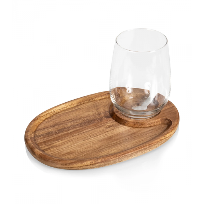 Wine Appetizer Plate Set