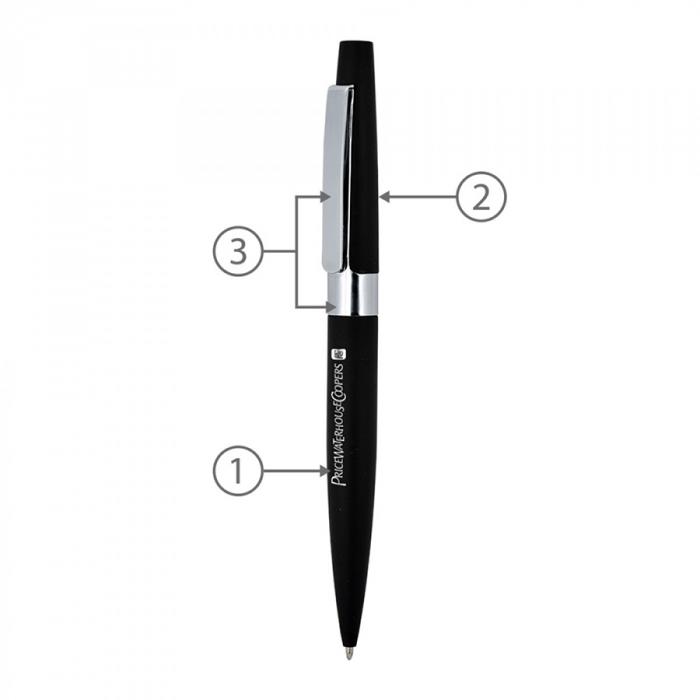 BND77 PERI, TWIST METAL BALL PEN