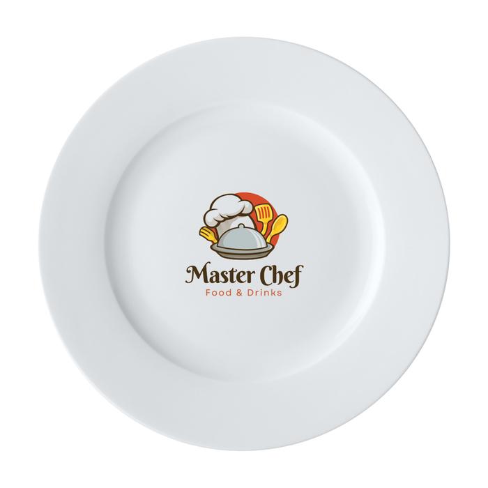 White Basics Rim Dinner Plate 27.5cm