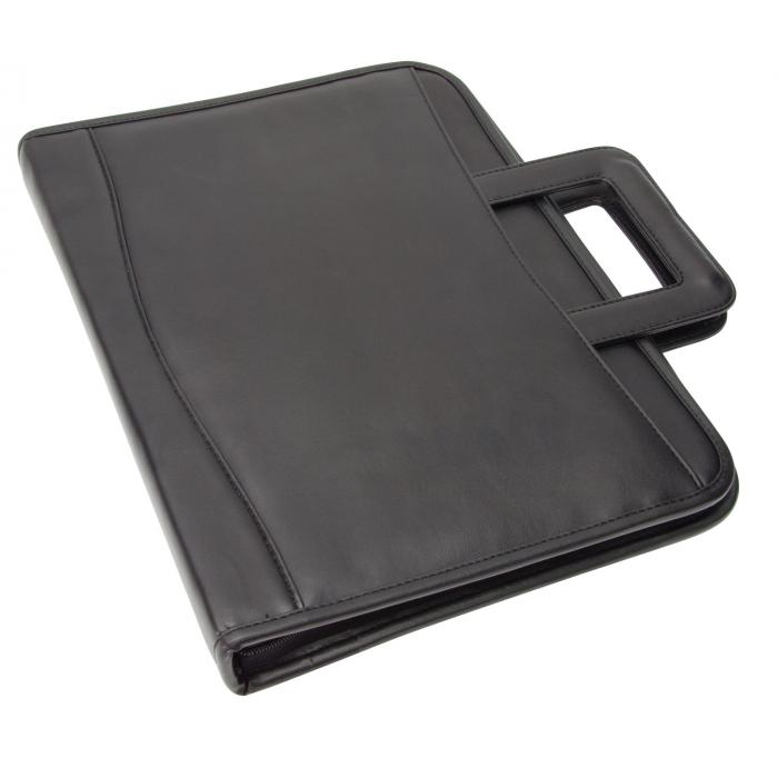Pu Foolscap A4 Pad With Handle