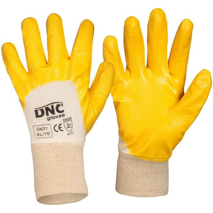 Orange Nitrile Dip Gloves