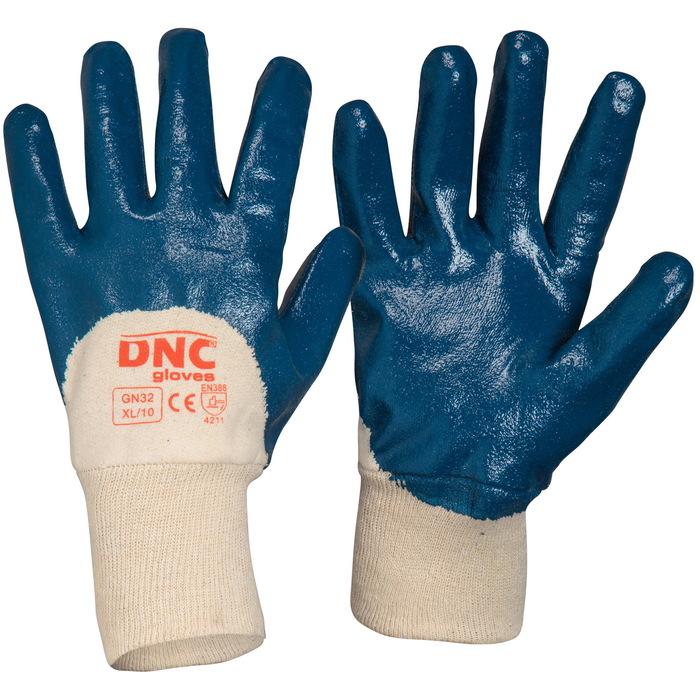 Blue Nitrile 3/4 Dip Gloves
