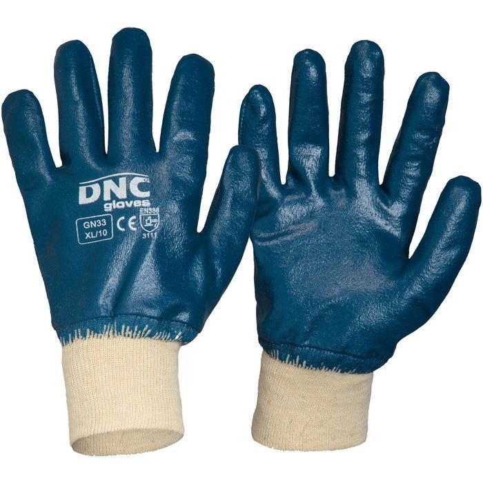 Blue Nitrile Full Dip Gloves