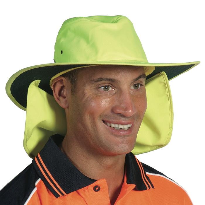 HiVis Hat With Flap