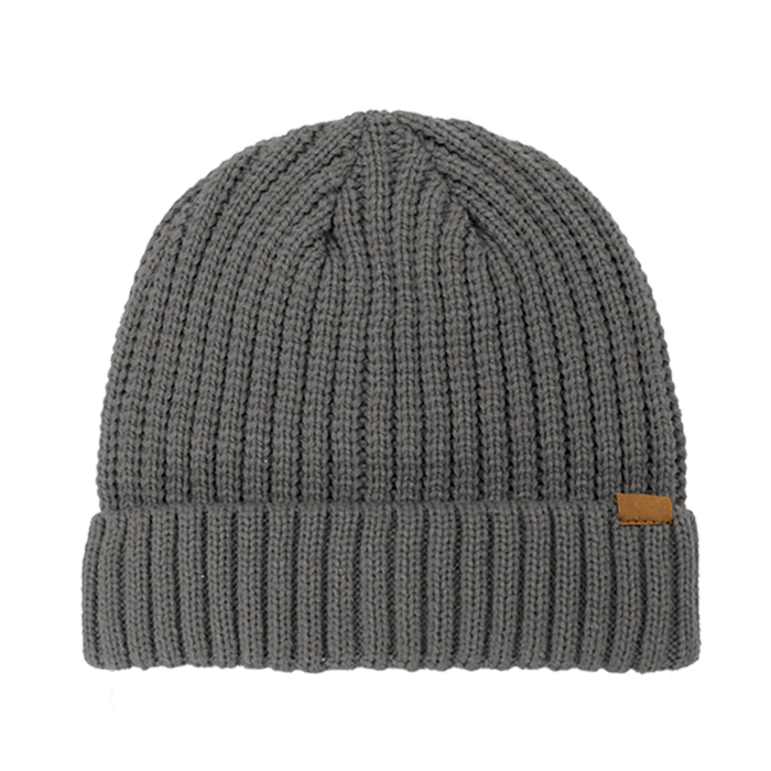Rib Knitted Cuffed Beanie