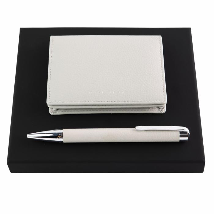 Set Storyline Light Grey (ballpoint Pen & Card Holder)