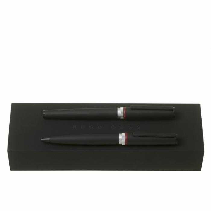 Set Gear Black (ballpoint Pen & Rollerball Pen)