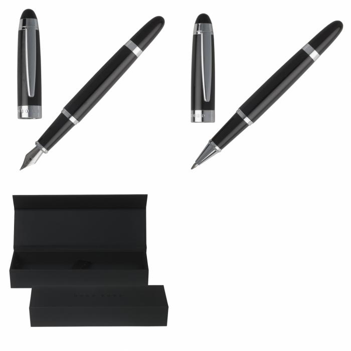 Set Icon Black (rollerball Pen & Fountain Pen)