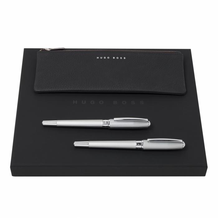 Custom Printed Promotional Set Hugo Boss (rollerball Pen, Fountain Pen  Case) NZ Custom Gear