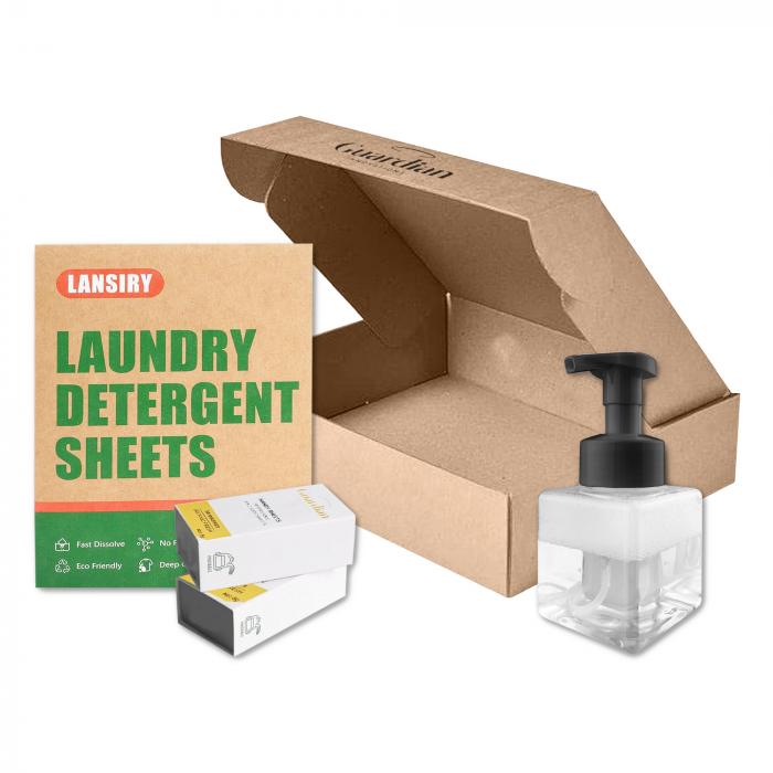 Paper Soap and Bottle Gift Set