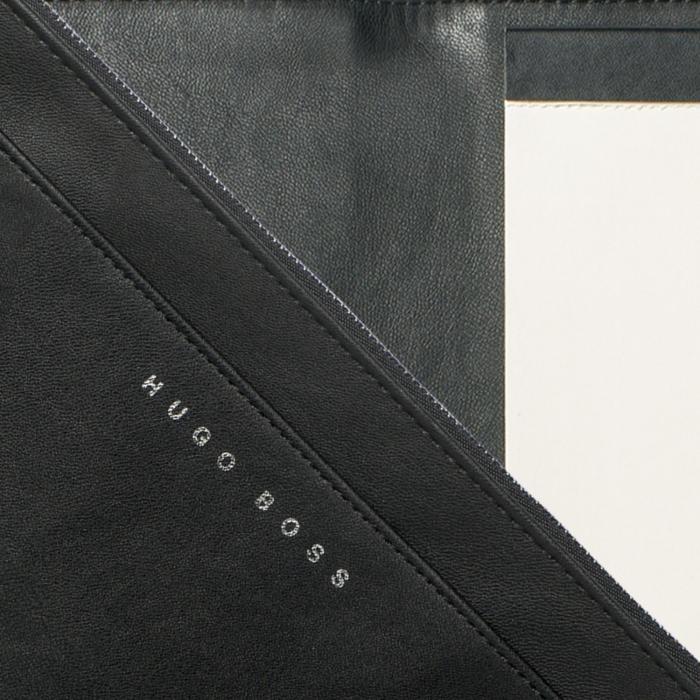 Conference Folder A4 Stripe Soft Black