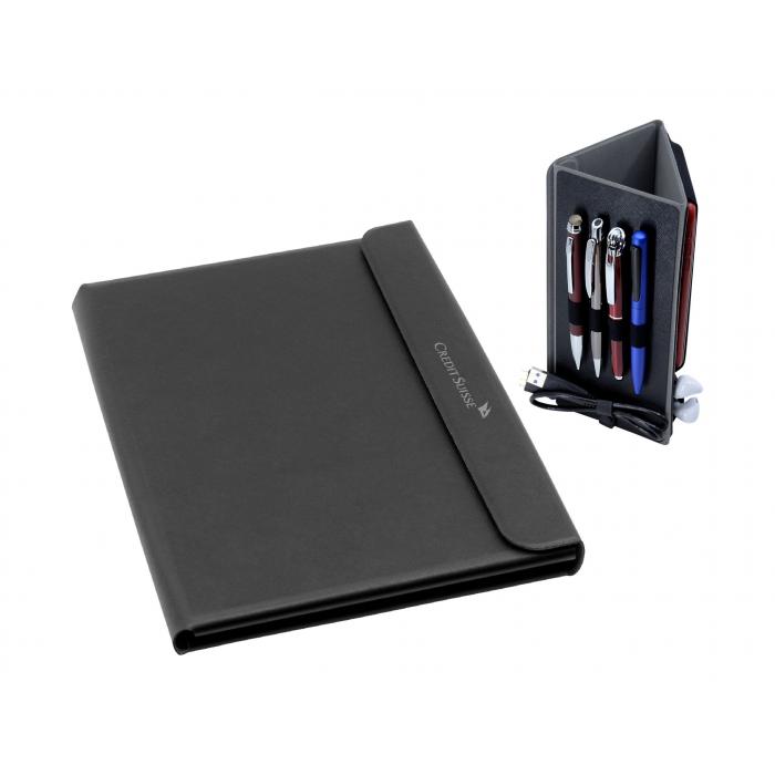 Remote Work A4 Portfolio, Black
