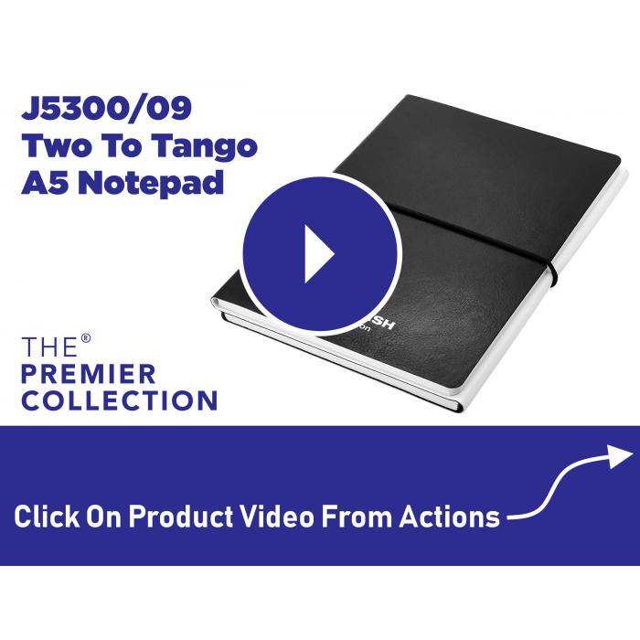 Two to Tango A5 Notebook-Black/White