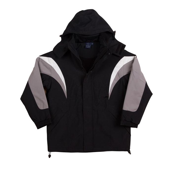 Unisex Bathurst Tri-Colour Jacket with Hood