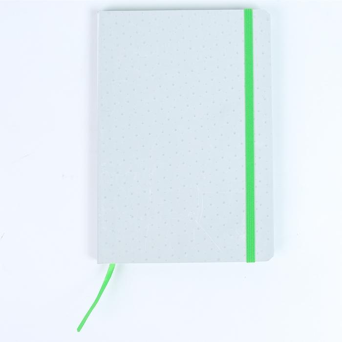 Hard Cover With Coloured Elastic Notebook