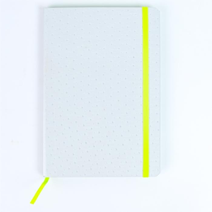 Hard Cover With Coloured Elastic Notebook