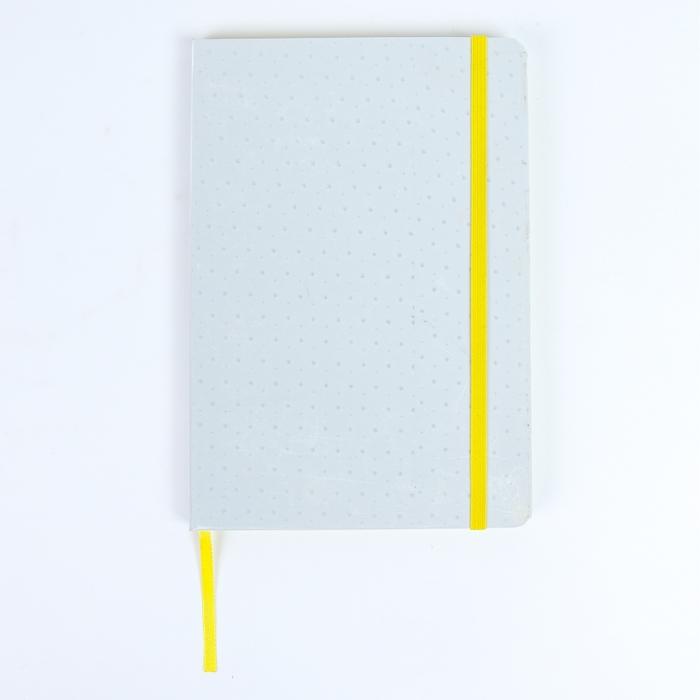 Hard Cover With Coloured Elastic Notebook