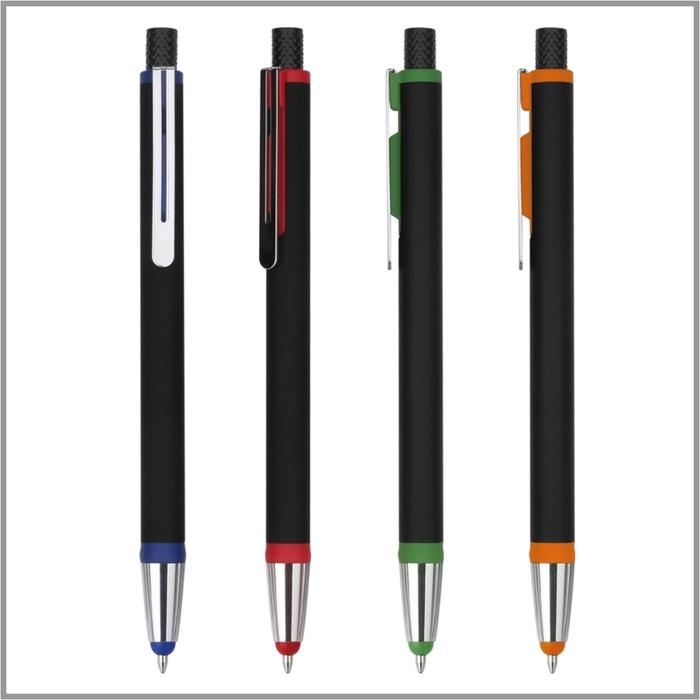Metal Pen Black Rubberized