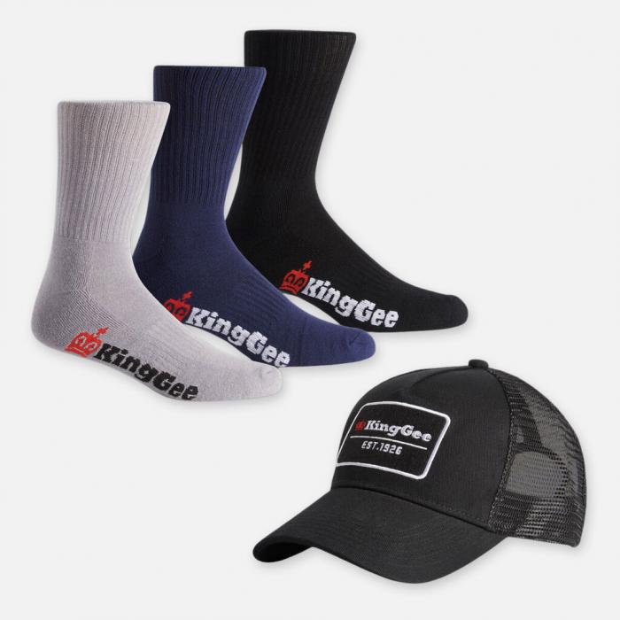 Cap and Sock Bundle