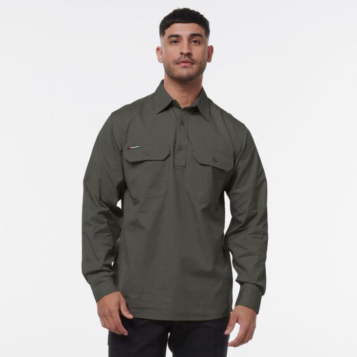Workcool Vented Closed Front Long Sleeve