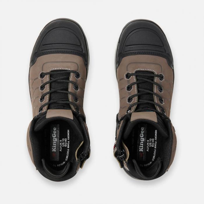 Quantum Hybrid Zip/Lace Composite Toe Work Boots