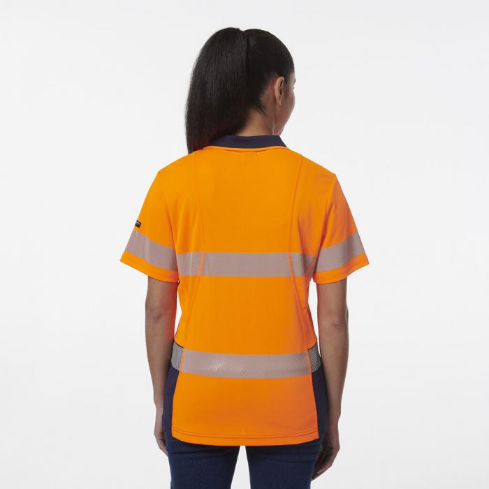 Womens Workcool Hyperfreeze Spliced Short Sleeve Polo With Segment Tape