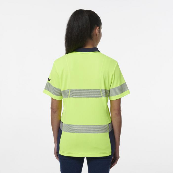 Womens Workcool Hyperfreeze Spliced Short Sleeve Polo With Segment Tape