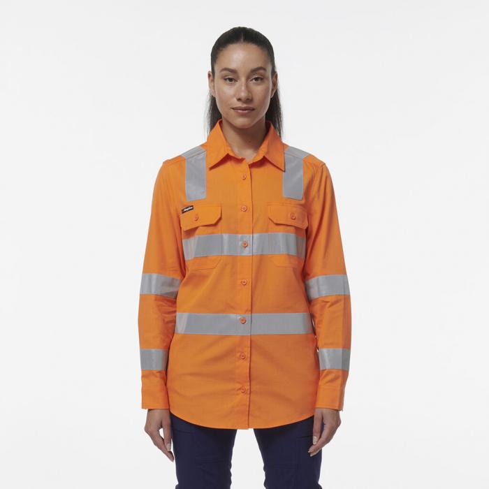 Womens Workcool Vented VIC Rail Shirt