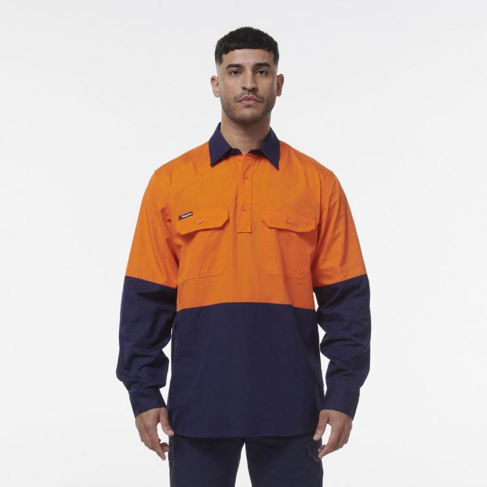 Workcool Vented Closed Front Spliced Shirt