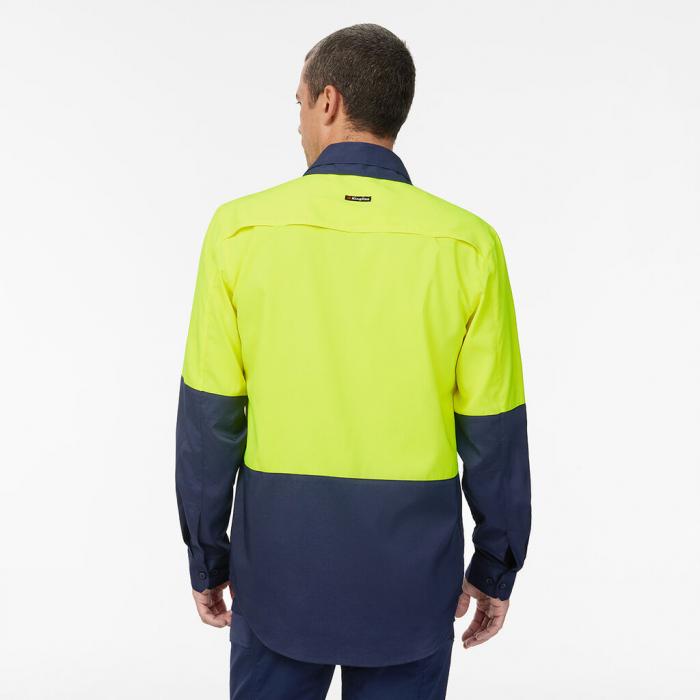 DryCool Hi Vis Spliced Shirt Long Sleeve Shirt