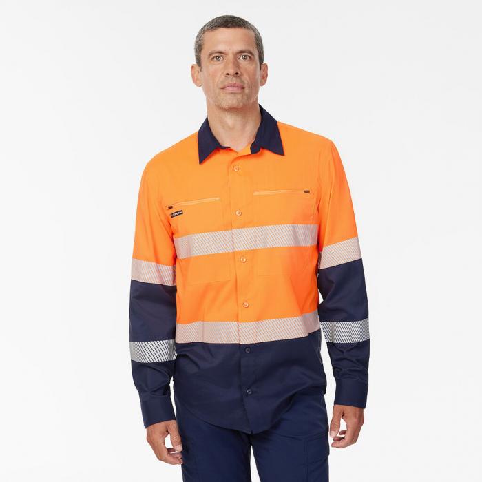 DryCool Hi Vis Spliced Taped Shirt Long Sleeve 