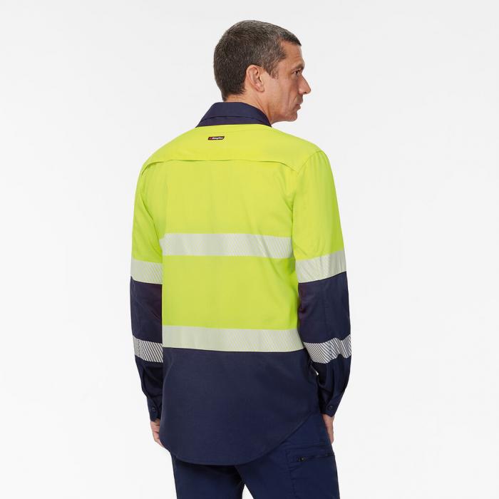 DryCool Hi Vis Spliced Taped Shirt Long Sleeve 