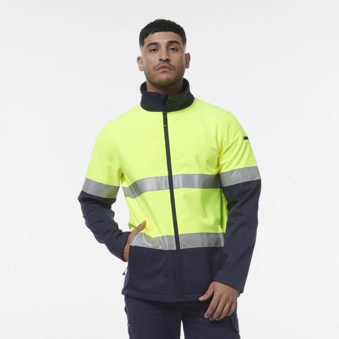Reflective Spliced Softshell Jacket
