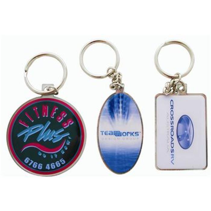 Offset Printed Epoxy Keyrings