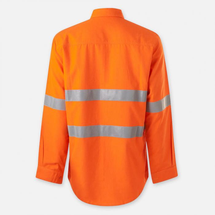 Womens Shieldtec Lenzing FR Hi Vis Open Front Taped Shirt