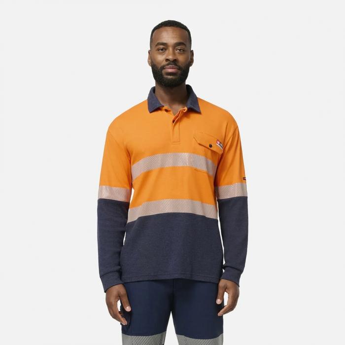 ShieldTec FR Hi Vis Spliced Polo With FR Tape