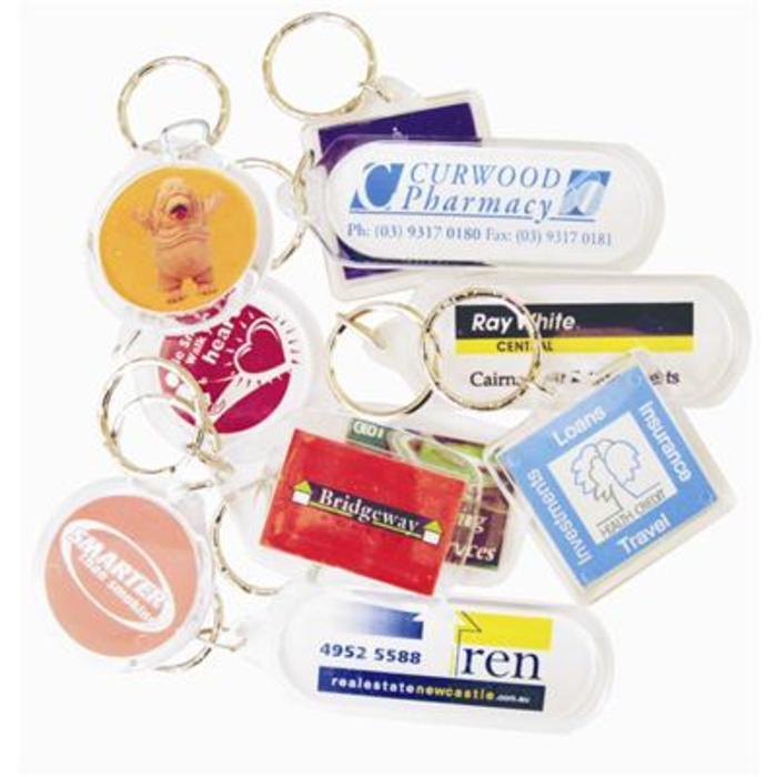 Round Acrylic Keyrings