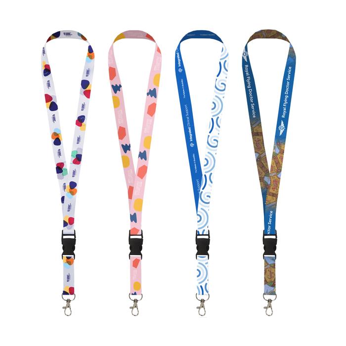 Ultrafine Polyester Full Colour Sublimation Lanyard