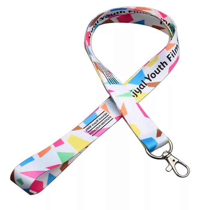 Ultrafine Polyester Full Colour Sublimation Lanyard