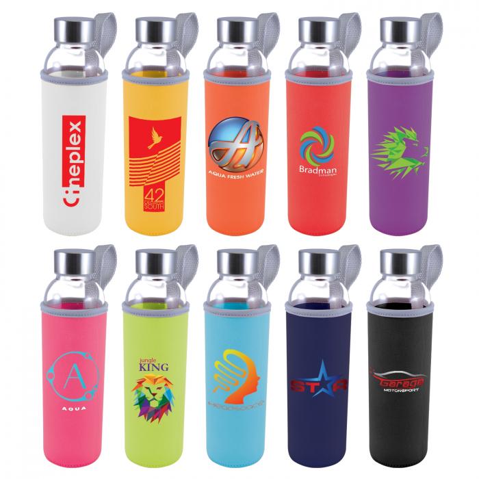 Capri Glass Bottle / Neoprene Sleeve