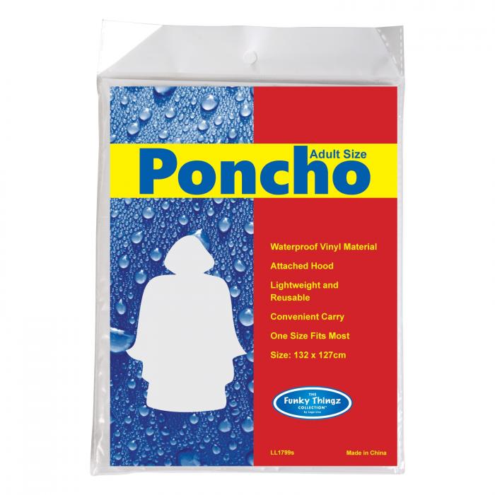 Reusable Poncho in Polybag