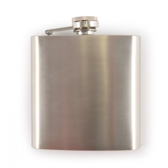 Stainless Steel HipFlask with Brush Finished